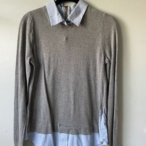 Long sleeve sweater shirt